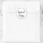 Autocollant rond standard de l'enregistreur de cop (Sac)