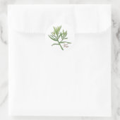 Autocollant rond Tarragon français (Sac)