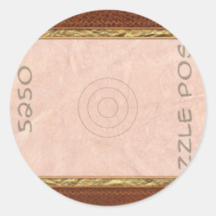 Autocollant - Rond v2 - Portrait