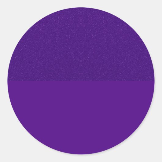 Autocollant Rond Violet – Dessus Texturé, Fond Uni (Devant)