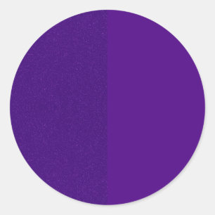 Autocollant Rond Violet Personnalisé – Bruit & Uni