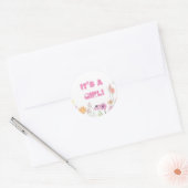 AUTOCOLLANT RONDE CLASSIQUE BÉBÉ (Enveloppe)