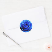 Autocollant rose bleu (Enveloppe)
