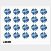 Autocollant Rose Bleue (Feuille)