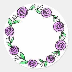 Autocollant rose de journal de balle