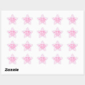 Autocollant rose de magasin de sucrerie de mariage (Feuille)