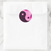 Autocollant rose de yang de Yin (Sac)