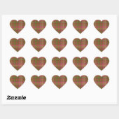 Autocollant rose et vert (Feuille)