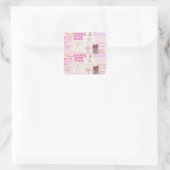 Autocollant Rose Fidèle (Sac)