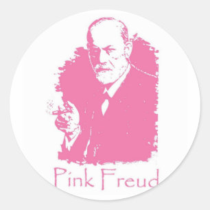 Autocollant rose Freud