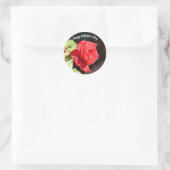Autocollant Rose Heureuse Sainte-Valentin (Sac)