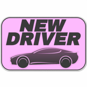 Autocollant Rose Moderne pour Voiture (Nouveau Con