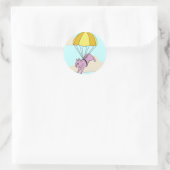 Autocollant rose-parapluie pour Bulldog (Sac)
