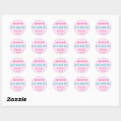 Autocollant rose "Sweets for my Sweet" (Feuille)