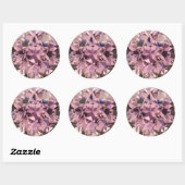Autocollant rose Tourmaline 3 (Feuille)