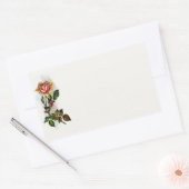 Autocollant Rose vintage (Enveloppe)