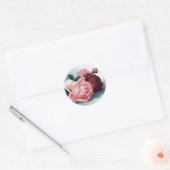 Autocollant Rose vintage (Enveloppe)