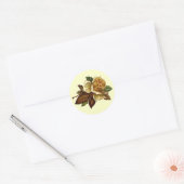 Autocollant Rose vintage (Enveloppe)
