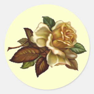 Autocollant Rose vintage
