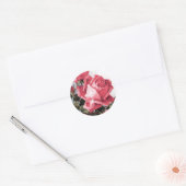 Autocollant rose vintage (Enveloppe)