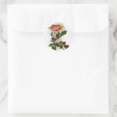 Autocollant Rose vintage (Sac)