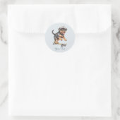 Autocollant Rottweiler Aquarelle (Sac)