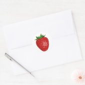 Autocollant rouge d'enveloppe de fraise Scelle Fra (Enveloppe)