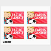 Autocollant rouge d'étiquette d'identification de (Feuille)