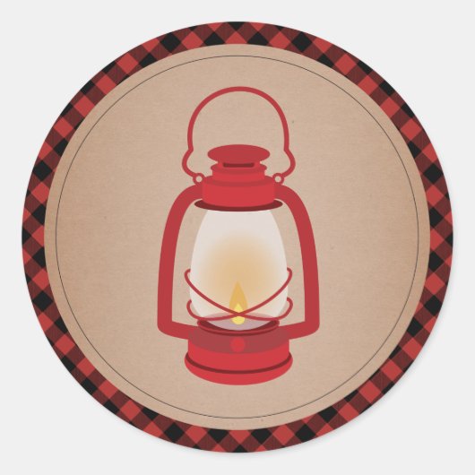 Autocollant rouge-lanterne (Devant)