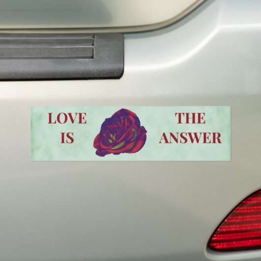 Autocollant rouge rose (En voiture)