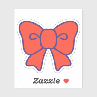 Autocollant Ruban Rouge Kawaii Anime Japonais