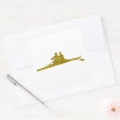 Autocollant Rudern Or (Enveloppe)