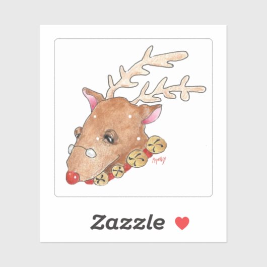 Autocollant Rudolf (Feuille)