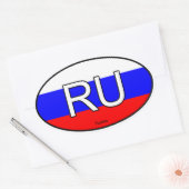 Autocollant Russie Euro (Enveloppe)