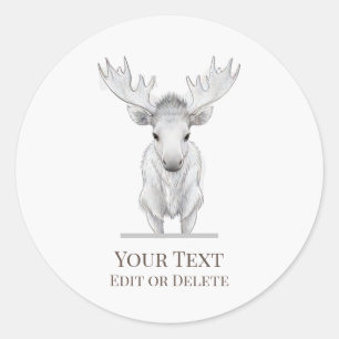 *~* Autocollant rustique AP49 Cartoon Bébé Moose