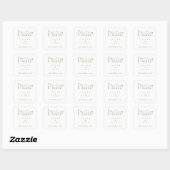 Autocollant Rustique Mariage Fleur sauvage (Feuille)