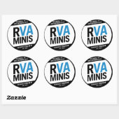 Autocollant RVA MINIs 3" (Feuille)