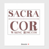 Autocollant Sacra Cor (Feuille)