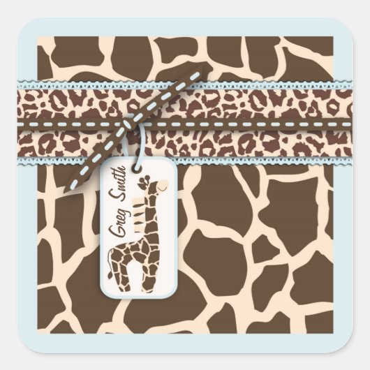 Autocollant Safari Boy C2 (Devant)