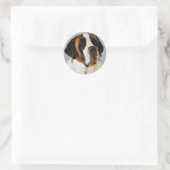 Autocollant Saint Bernard Chien Chien Chien Chien (Sac)
