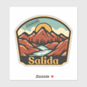 Autocollant Salida, Colorado (Feuille)