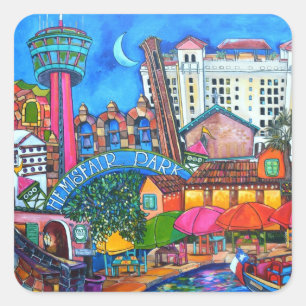 Autocollant San Antonio Riverwalk