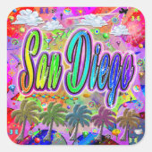 Autocollant San Diego Vista Express (Devant)