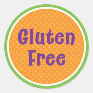 Autocollant sans gluten Halloween