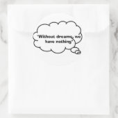 autocollant sans rêves (Sac)