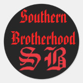 Autocollant SB, Fraternité Sud (Devant)