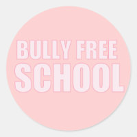 Autocollant scolaire Bully Free