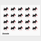 Autocollant Scottie Love (Feuille)