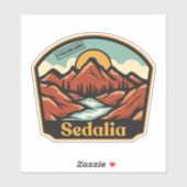 Autocollant Sedalia, Colorado (Feuille)