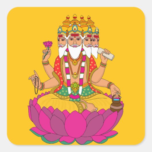 Autocollant Seigneur Brahma (Devant)